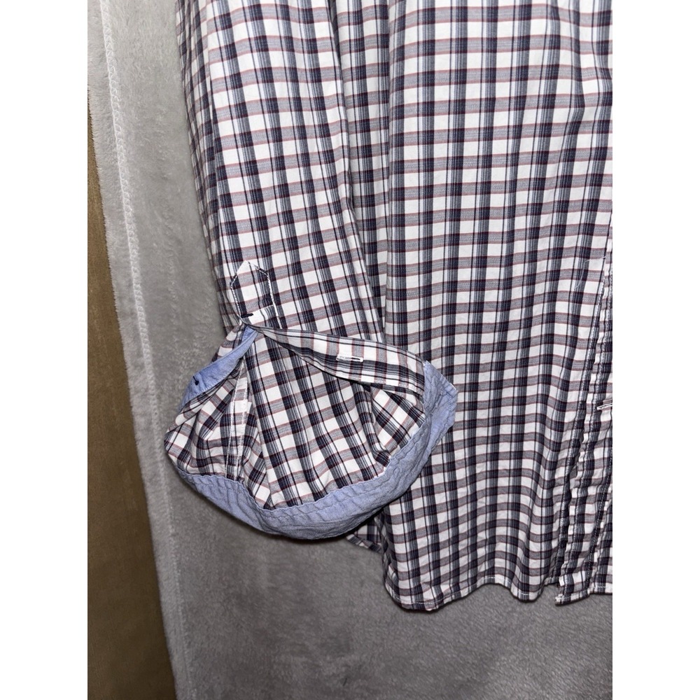banana republic mens polo Plaid shirt xl - Picture 6 of 6